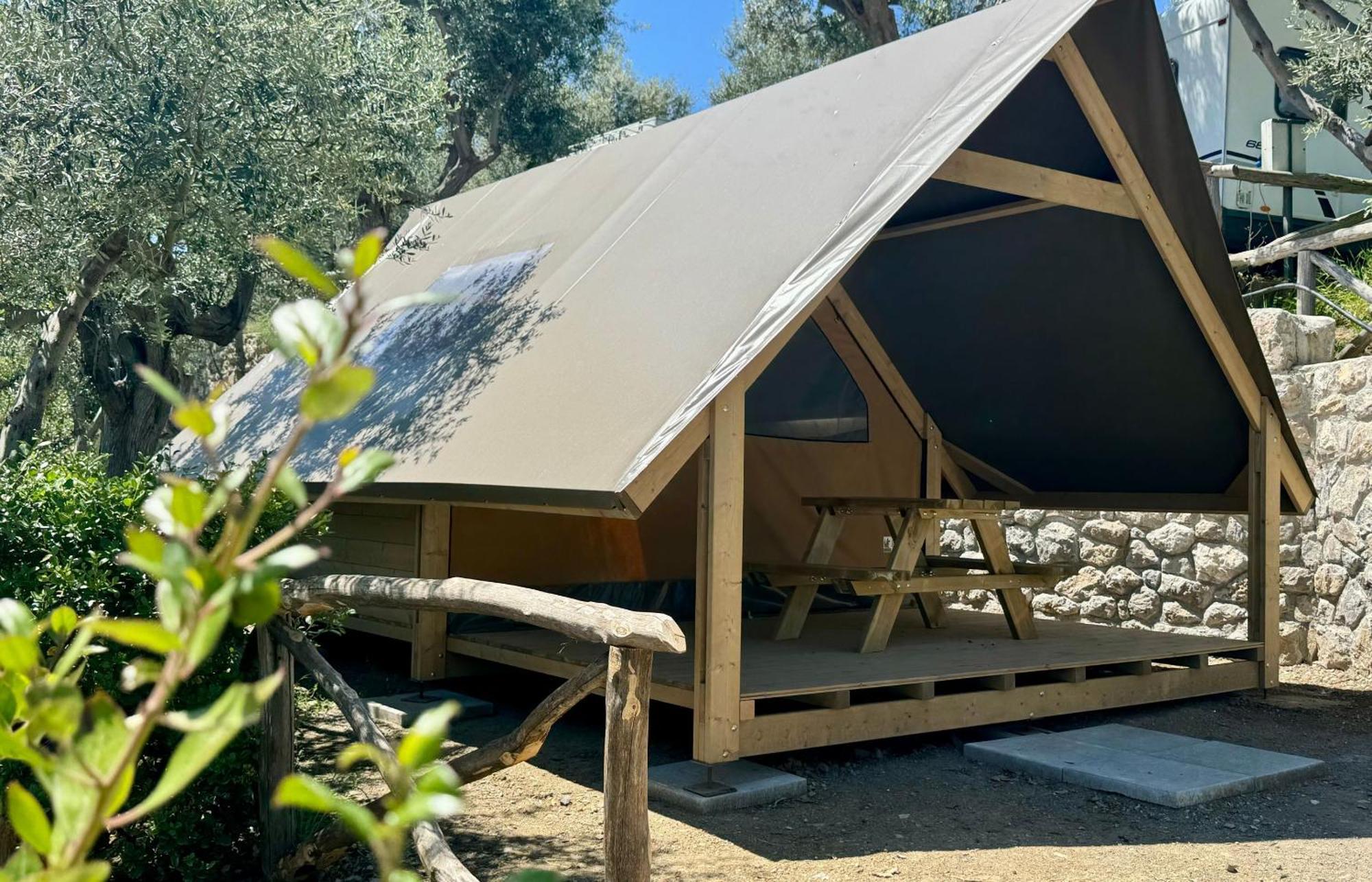 Hostel & Glamping Santa Fortunata Península Sorrentina Exterior foto