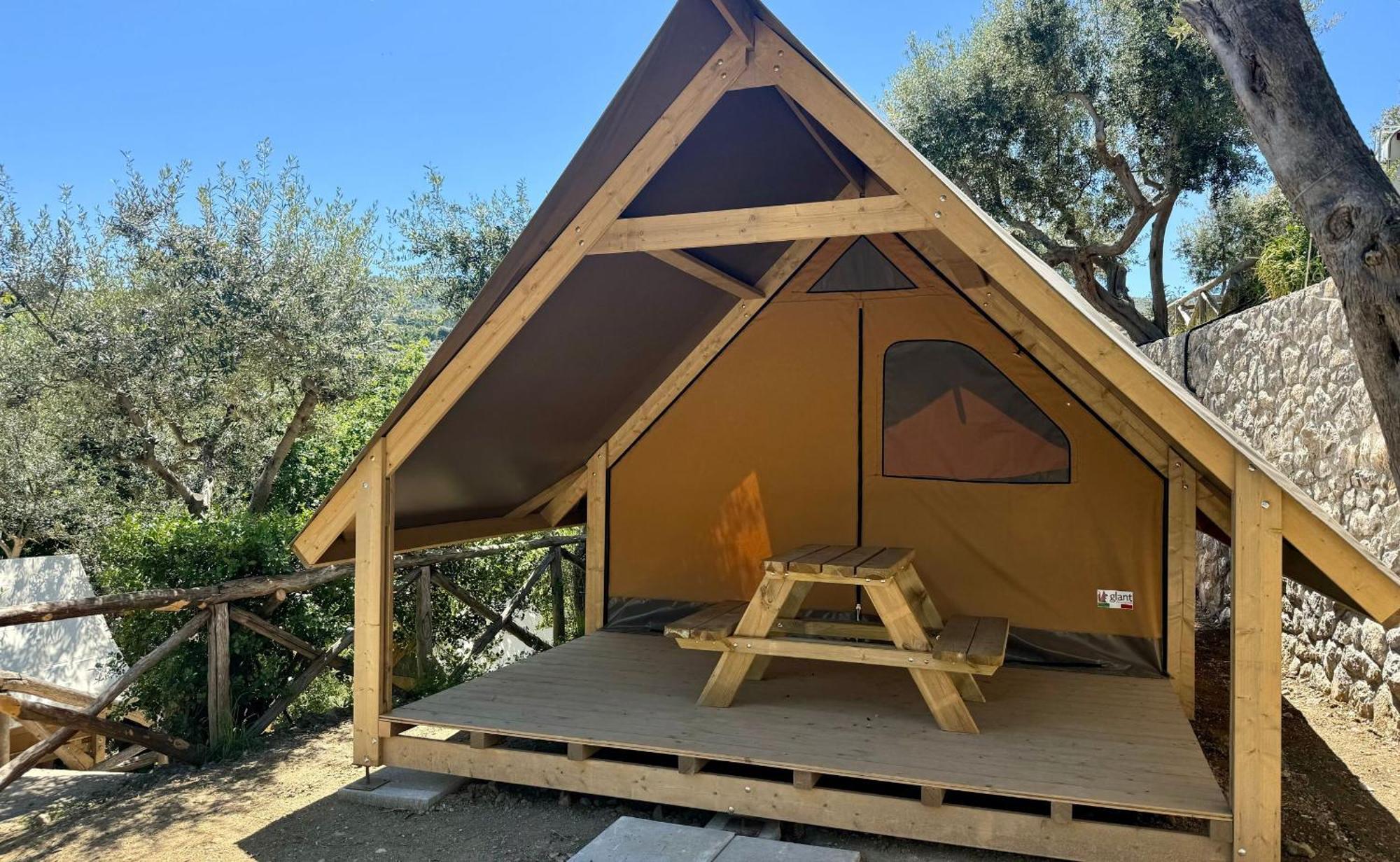 Hostel & Glamping Santa Fortunata Península Sorrentina Exterior foto
