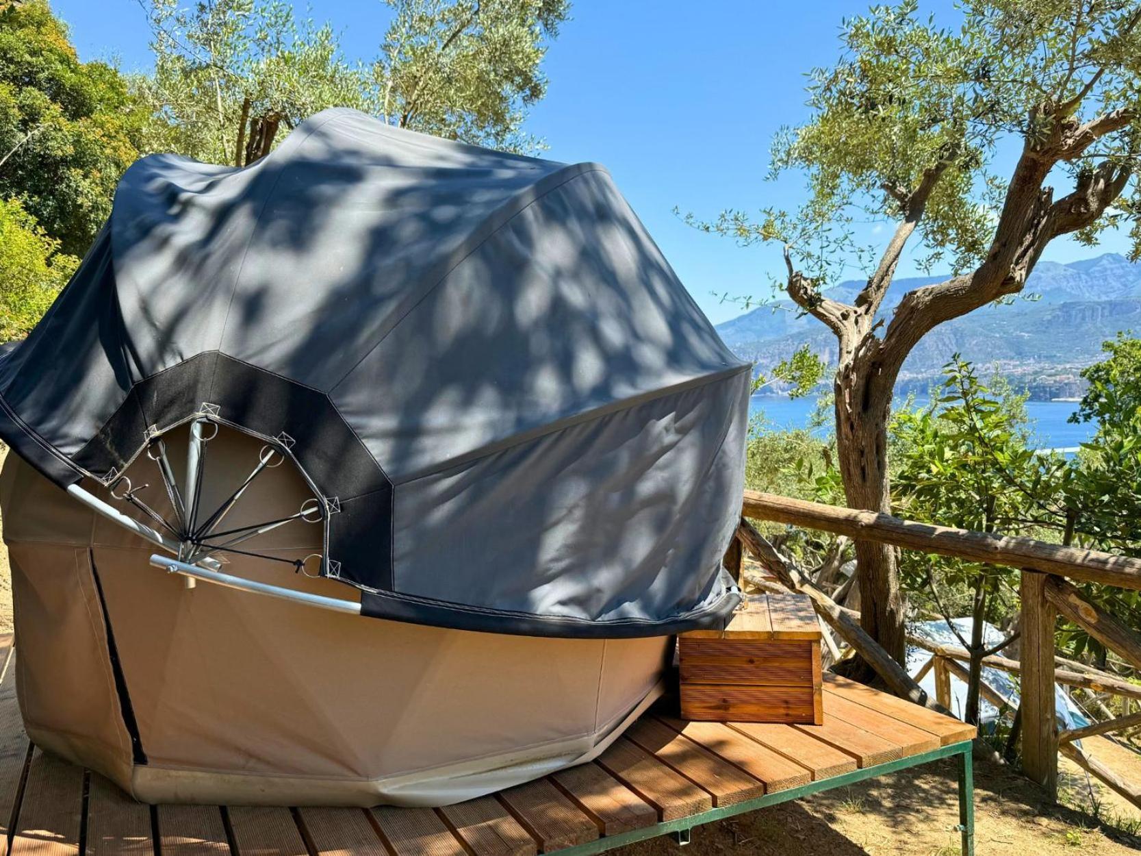 Hostel & Glamping Santa Fortunata Península Sorrentina Exterior foto